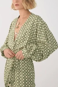 Kimono estampa amanhecer Dress to