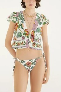 Blusa floral detalhe Farm