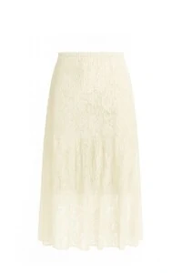 Saia longa em renda floral Kwi