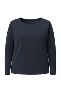Blusa térmica fleece feminina plus size Kwi