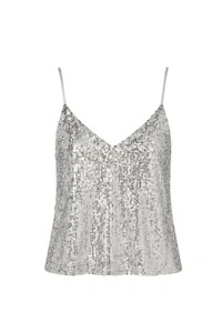 Blusa alça em paetê Kwi