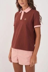 Blusa polo com bordado Dress to