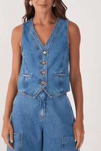 Colete jeans Dress to