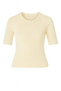 Blusa feminina canelada manga princesa Kwi