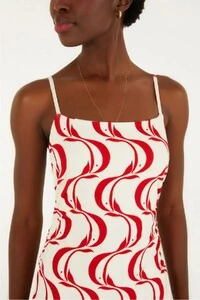 Vestido midi peixe copa Farm