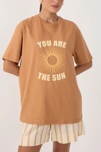 T-shirt silk the sun Dress to