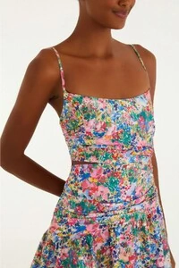 Vestido curto camponesa Farm