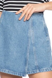 Short saia jeans baby blue Animale