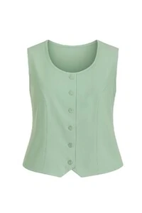 Blusa colete plus size alfaiataria Kwi