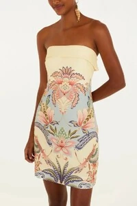 Vestido curto encanto boho Farm