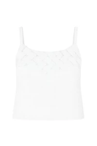 Top com detalhe trançado no busto Kwi