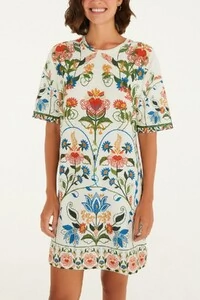 Vestido tshirt basico beleza Farm