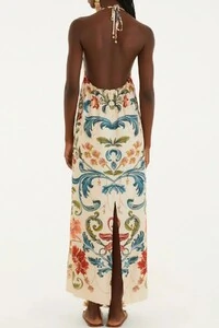 Vestido cropped sonho real Farm
