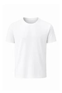 Camiseta masculina básica em malha Kwi