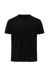 Camiseta masculina básica em malha gola careca Kwi