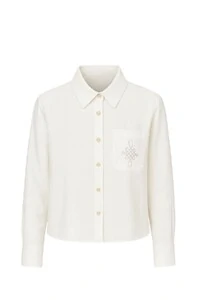 Camisa com bolso feminina Kwi