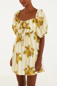 Vestido curto passaro chic Farm