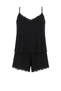Short doll alça detalhes em renda Kwi
