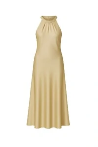 Vestido longo cetim Kwi