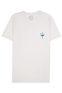 T-shirt slim vintage tridente madeira Osklen
