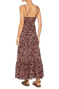 Vestido cropped estampa margaridas rosa Dress to