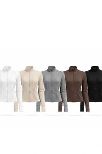 Jaqueta fitness feminina em poliamida Kwi