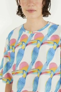 Tshirt cropped tucnaitas Farm