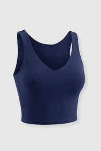 Top fitness de alça larga Kwi