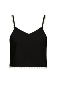 Blusa alcinha com perola Kwi