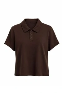 Camisa polo em piquet básica Kwi