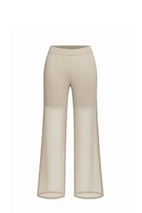 Calça pantalona c/ transparência Kwi