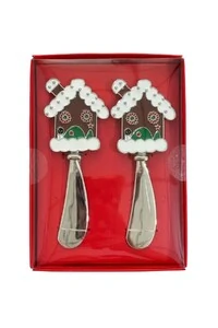 Kit espátulas em metal natal 2 pçs Kwi