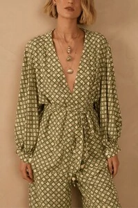 Kimono estampa amanhecer Dress to