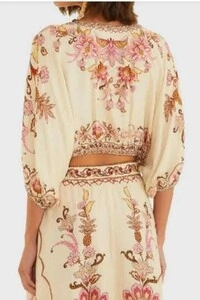 Blusa cropped jardim majestoso Farm