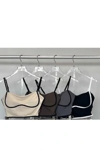 Top viés pair fitness em poliamida Kwi