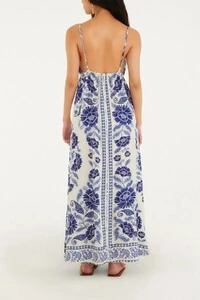 Vestido longo valentina Farm