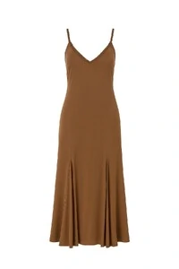 Vestido longo alça fina Kwi