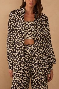 Camisa estampa amor perfeito Dress to