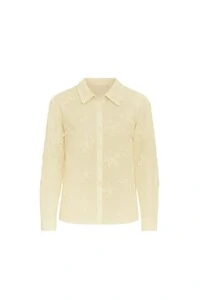 Camisa feminina em revelo floral Kwi