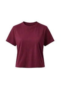 T-shirt feminina em algodão encorpado Kwi