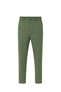 Calça masculina slim com cós elástico Kwi