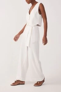 Calça linho transpasse Dress to