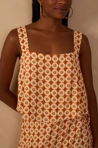 Blusa crepe estampa melissa Dress to