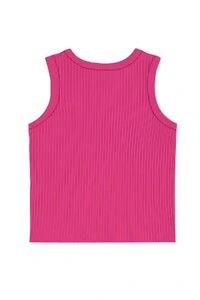 Blusa sem manga em ribana canelada Up Baby