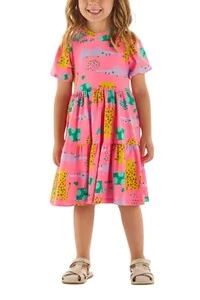 Vestido em cotton Up Baby