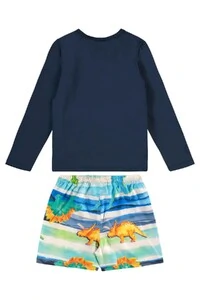 Conjunto camiseta malha uv fps+50 e short microfibra Up Baby