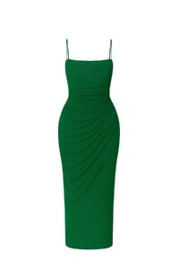 Vestido midi tule Kwi