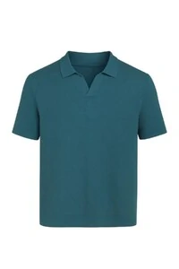 Polo tricot com decote em v Kwi