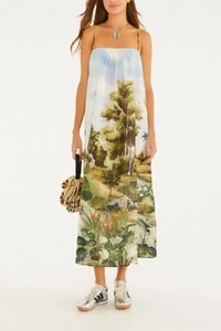 Vestido longo alcinhas boa vista Farm