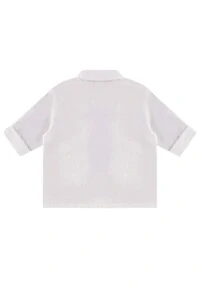 Camisa manga longa em tecido Up Baby